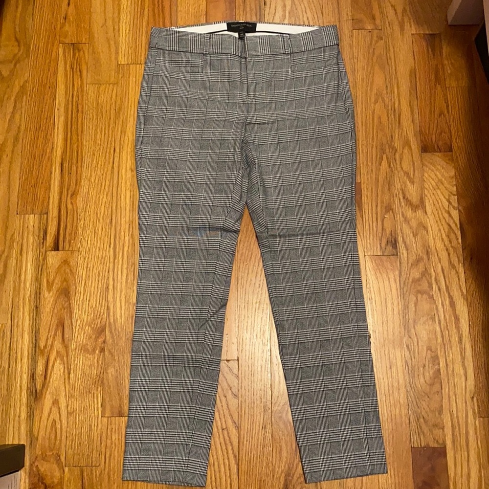 BR Sloan plaid dress pant